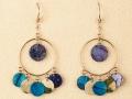 Chandelier: Ocean Hues Sterling Silver Purple Cabbage, Thai Green Papaya, Zucchini