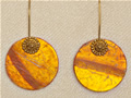 Mexican Papaya with Gold Medallion