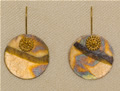 Thai Green Papaya Gilded with Gold Metal Leaf