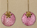 Watermelon Radish w/ Gold Vermeil Flowers