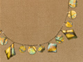 Thai Green Papaya Gilded Mixed Shapes 